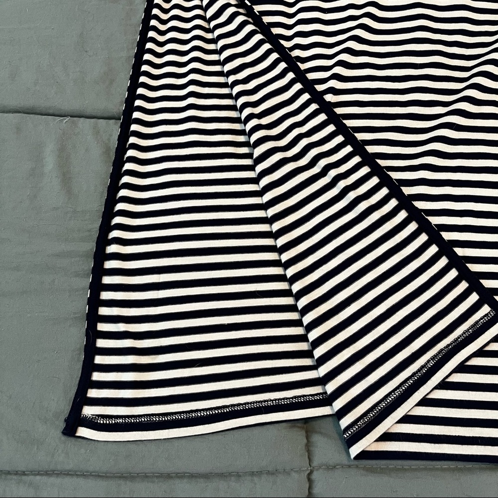 -SOLD- NWOT Micheal Kors Navy Striped Maxi Dress - Picture 11 of 13
